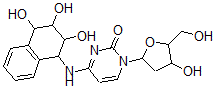 CAS#: 135269-59-9, 1-[4-Hydroxy-5-(Hydroxymethyl)Oxolan-2-Yl]-4-[(2,3,4-Trihydroxy-1,2,3,4-Tetrahydronaphthalen-1-Yl)Amino]Pyrimidin-2-One