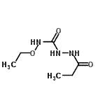 CAS 登录号：135280-72-7， N-乙氧基-2-丙酰基氨基甲酰肼