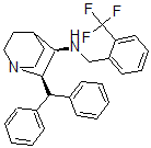 CAS 登录号：135330-43-7， 3-(2-三氟甲基苄基氨基)-2-二苯甲基奎宁环