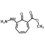 CAS 登录号：135345-77-6， 甲基6-肼基-7-氧代-1,3,5-环庚三烯-1-羧酸酯