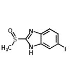 CAS 登录号：135429-81-1， 5-氟-2-(甲基亚磺酰)-1H-苯并咪唑