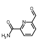 CAS 登录号：135450-38-3， 6-甲酰基-2-吡啶甲酰胺