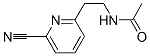 CAS 登录号：135450-58-7， N-[2-(6-氰基-吡啶-2-基)乙基]-乙酰胺