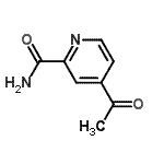 CAS 登录号：135450-71-4， 4-乙酰基-2-吡啶甲酰胺