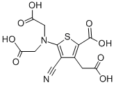 CAS#: 135459-90-4, 5-[Bis(Carboxymethyl)Amino]-2-Carboxy-4-Cyano-3-Thiopheneacetic Acid