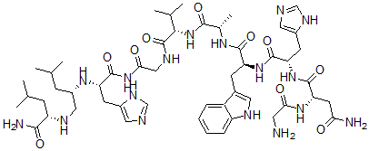CAS#: 135467-88-8, leucyl(9)-psi-methylamino-leucine(10)-Neuromedin C