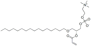 CAS#: 135566-25-5, [(2R)-3-Hexadecoxy-2-Prop-2-Enoyloxypropyl] 2-Trimethylazaniumylethyl Phosphate