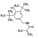 CAS#: 13560-54-8, N-[4-Hydroxy-3,5-Bis(2-Methyl-2-Propanyl)Benzyl]-2-Methylacrylamide