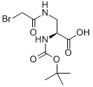 CAS 登录号：135630-90-9， 3-[(溴乙酰基)氨基]-N-[(1,1-二甲基乙氧基)羰基]-L-丙氨酸
