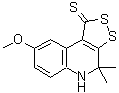 CAS#: 135692-39-6, 8-Methoxy-4,4-Dimethyl-4,5-Dihydro-1H-[1,2]Dithiolo[3,4-c]Quinoline-1-Thione