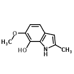 CAS#: 135855-29-7, 6-Methoxy-2-Methyl-1H-Indol-7-Ol