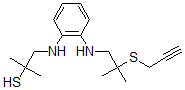 CAS#: 135937-66-5, 2-Methyl-1-[[2-[(2-Methyl-2-Prop-2-Ynylsulfanylpropyl)Amino]Phenyl]Amino]Propane-2-Thiol