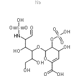 CAS 登录号：136098-03-8， 2-脱氧-4-O-(4-脱氧-2-O-磺基己-4-烯吡喃糖基)-2-(磺基氨基)-己糖钠盐(1:1)