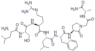 CAS#: 136101-07-0, gamma-Lactam(11) Human Growth Hormone (6-13)