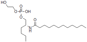CAS#: 136134-09-3, [(2R)-2-(Dodecanoylamino)Hexyl] 2-Hydroxyethyl Hydrogen Phosphate