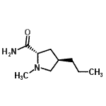 CAS 登录号：13626-52-3， (4R)-1-甲基-4-丙基-L-脯氨酰胺