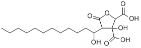 CAS 登录号：136266-36-9， 3-过氧羰基-4-(1-羟基十二烷基)-5-氧代四氢呋喃-2-羧酸