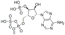 CAS 登录号：136439-85-5， [[(2R,3S,4R,5R)-5-(6-氨基嘌呤-9-基)-4-羟基-3-膦酰氧基四氢呋喃-2-基]甲氧基-羟基磷酰]甲烷磺酸
