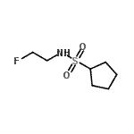 CAS#: 136455-95-3, N-(2-Fluoroethyl)Cyclopentanesulfonamide