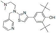 CAS#: 136468-89-8, 2,6-Ditert-Butyl-4-[2-(2-Dimethylaminoethyl-(Pyridin-3-Ylmethyl)Amino)-1,3-Thiazol-4-Yl]Phenol