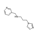 CAS#: 136469-91-5, 3-Imidazol-1-Yl-N-(3-Pyridylmethyl)Propan-1-Amine
