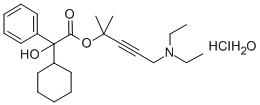 CAS#: 136529-33-4, (5-Diethylamino-2-Methylpent-3-Yn-2-Yl) 2-Cyclohexyl-2-Hydroxy-2-Phenylacetate Hydrochloride