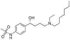 CAS#: 136591-56-5, N-[4-[1-Hydroxy-4-(Nonan-3-Ylamino)Butyl]Phenyl]Methanesulfonamide