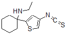 CAS#: 136811-74-0, N-Ethyl-1-(4-Isothiocyanatothiophen-2-Yl)Cyclohexan-1-Amine