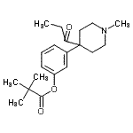 CAS#: 136832-80-9, 3-(1-Methyl-4-Propionyl-4-Piperidinyl)Phenyl Pivalate