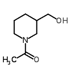 CAS#: 136866-85-8, 1-[3-(Hydroxymethyl)-1-Piperidinyl]Ethanone