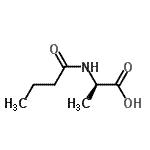 CAS 登录号：136897-41-1， N-丁酰基-D-丙氨酸