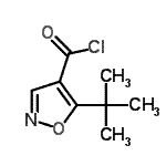 CAS 登录号：136995-27-2， 5-(2-甲基-2-丙基)-1,2-恶唑-4-甲酰氯