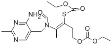 CAS#: 137-76-8, Ethyl [(Z)-2-[(4-Amino-2-Methylpyrimidin-5-Yl)Methyl-Formylamino]-5-Ethoxycarbonyloxypent-2-En-3-Yl]Sulfanylformate