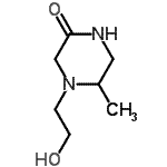 CAS#: 137066-43-4, 4-(2-Hydroxyethyl)-5-Methyl-2-Piperazinone