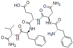 CAS#: 137182-25-3, L-Phenylalanyl-D-asparaginyl-L-a-glutamyl-L-phenylalanyl-L-Valinamide