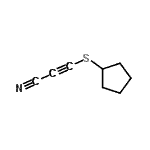 CAS#: 137198-81-3, 3-(Cyclopentylsulfanyl)-2-Propynenitrile