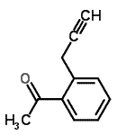 CAS#: 137241-55-5, 1-[2-(2-Propyn-1-Yl)Phenyl]Ethanone