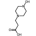 CAS 登录号：137309-43-4， 3-(4-羟基哌嗪-1-基)丙酸