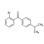 CAS 登录号：137327-30-1， (2-溴苯基)(4-异丙基苯基)甲酮