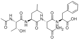 CAS#: 137372-00-0, (2S)-2-[[(2S)-2-[[(2S)-2-[[(2S,3R)-2-Acetamido-3-Hydroxybutanoyl]Amino]-4-Methylpentanoyl]Amino]-4-Amino-4-Oxobutanoyl]Amino]-3-Phenylpropanoic Acid