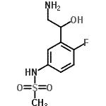 CAS#: 137431-02-8, N-[3-(2-Amino-1-Hydroxyethyl)-4-Fluorophenyl]Methanesulfonamide