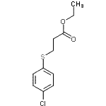 CAS 登录号：137446-81-2， 乙基3-[(4-氯苯基)硫基]丙酸酯
