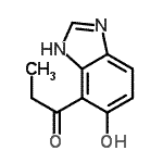 CAS 登录号：137538-56-8， 1-(5-羟基-1H-苯并咪唑-4-基)-1-丙酮