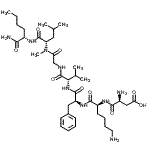 CAS#: 137565-28-7, L-alpha-Aspartyl-L-Lysyl-L-Phenylalanyl-L-Valylglycyl-N-Methyl-L-Leucyl-L-Norleucinamide