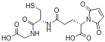 CAS 登录号：137593-43-2， (2S)-5-[[(2R)-1-(羧甲基氨基)-1-氧代-3-巯基丙-2-基]氨基]-2-(2,5-二氧代吡咯-1-基)-5-氧代戊酸