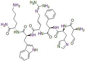CAS 登录号：137668-62-3， (2S)-6-氨基-2-[[(2S)-2-[[(E,2S)-2-[[(2R)-2-[[(2S)-2-[[(2S)-2-氨基-4-氧代丁酰基]氨基]-3-(4H-咪唑-4-基)丙酰]氨基]-3-苯基丙酰基]氨基]-5-(二氨基亚甲基氨基)戊-3-烯酰基]氨基]-3-(1H-吲哚-3-基)丙酰]氨基]己酰胺