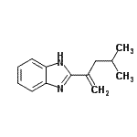 CAS 登录号：13786-51-1， 2-(4-甲基-1-戊烯-2-基)-1H-苯并咪唑