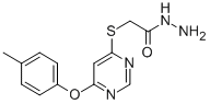 CAS#: 137927-72-1, 2-[6-(4-Methylphenoxy)Pyrimidin-4-Yl]Sulfanylacetohydrazide