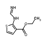 CAS#: 138055-87-5, Ethyl 2-(carbonoimidoylamino)-3-thiophenecarboxylate
