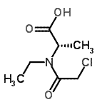 CAS 登录号：138062-75-6， N-(氯乙酰基)-N-乙基-L-丙氨酸